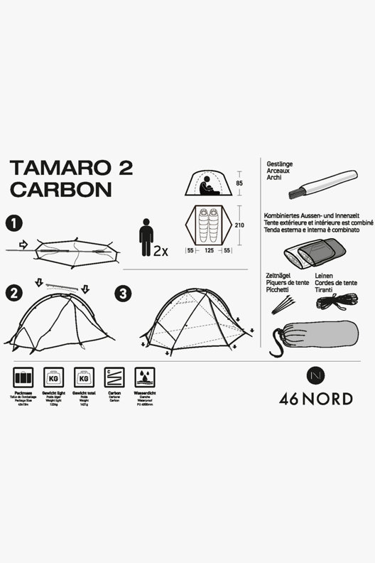 46 NORD Tamaro Lightweight Carbon Zelt