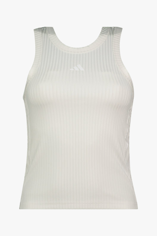 adidas Performance All Gym Seasonal Rib Tight Fit Tonal 3S top donna