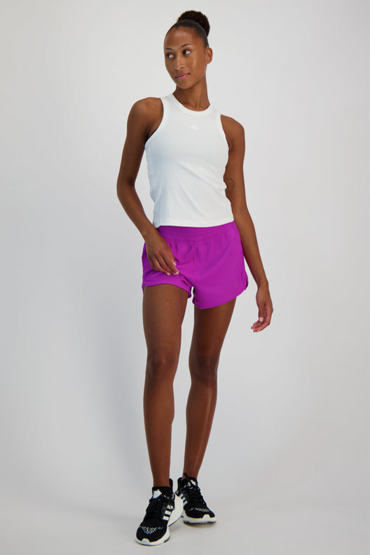 adidas Performance All Gym Seasonal Rib Tight Fit Tonal 3S top donna