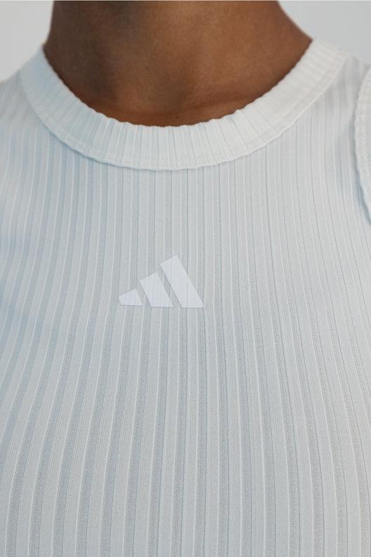 adidas Performance All Gym Seasonal Rib Tight Fit Tonal 3S top donna