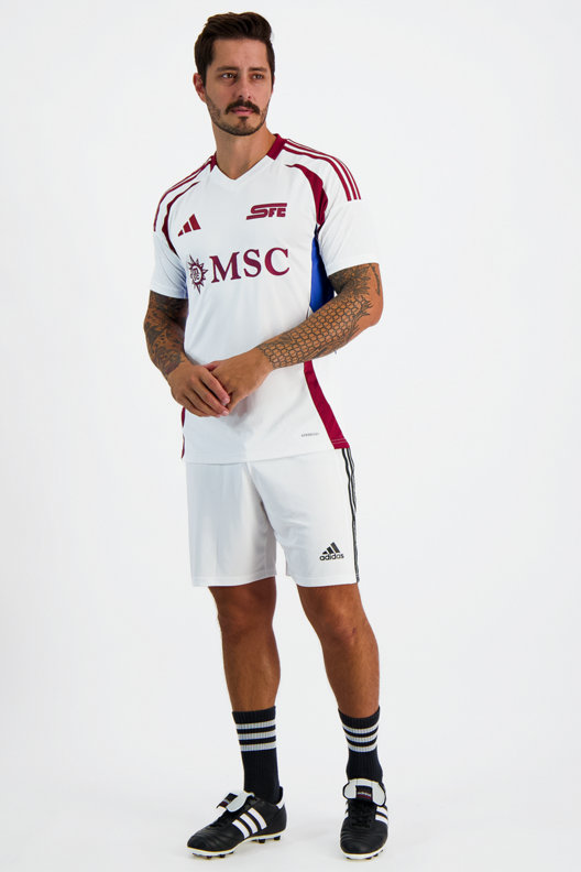 adidas Performance FC Servette Away Replica Herren Fussballtrikot 24 25 in weiB rot kaufen ochsnersport.ch