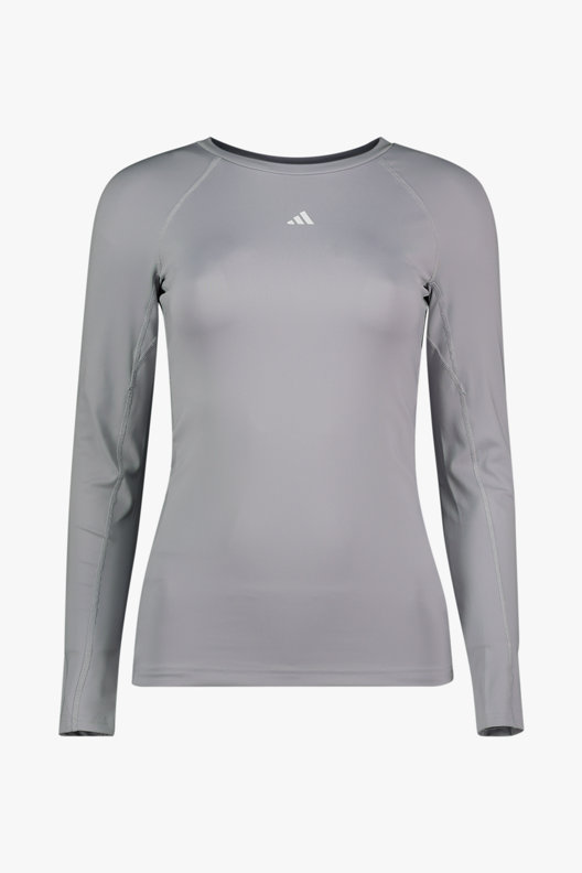 adidas Performance Techfit Training Damen Longsleeve in hellgrau kaufen ochsnersport.ch