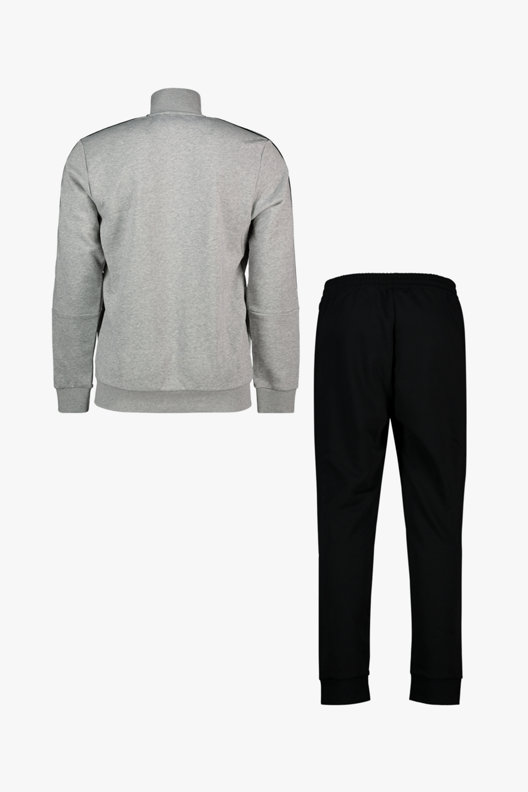 adidas Sportswear Aeroready Essentials 3S Herren Trainingsanzug in schwarz grau kaufen ochsnersport.ch