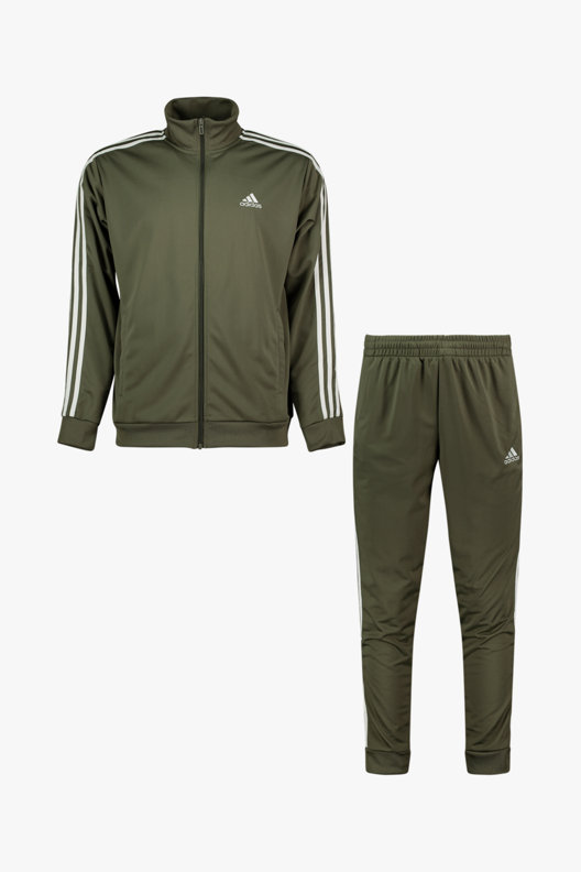 adidas Sportswear Basic 3 S Herren Trainingsanzug in olive kaufen ochsnersport.ch