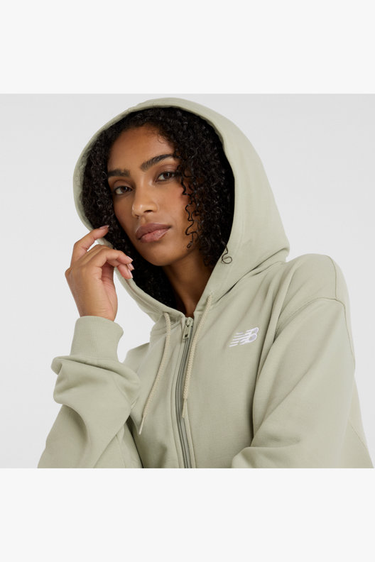 New Balance French Terry Full Zip hoodie donna