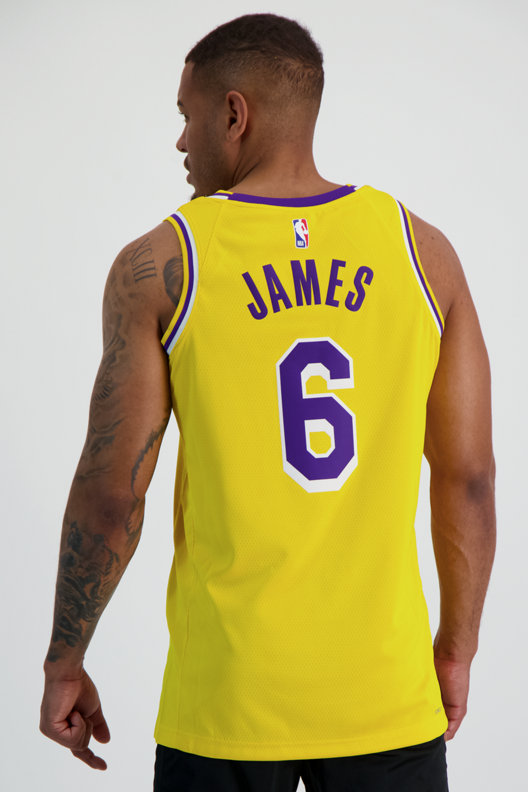 Nike Los Angeles Lakers Icon Edition James Lebron Herren Basketballtrikot