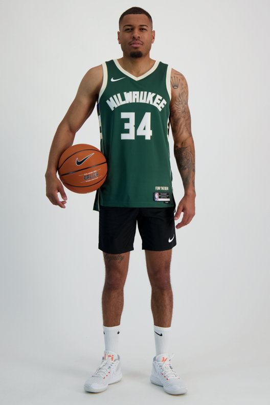 Nike Milwaukee Bucks Icon Edition Giannis Antetokounmpo Herren Basketballtrikot