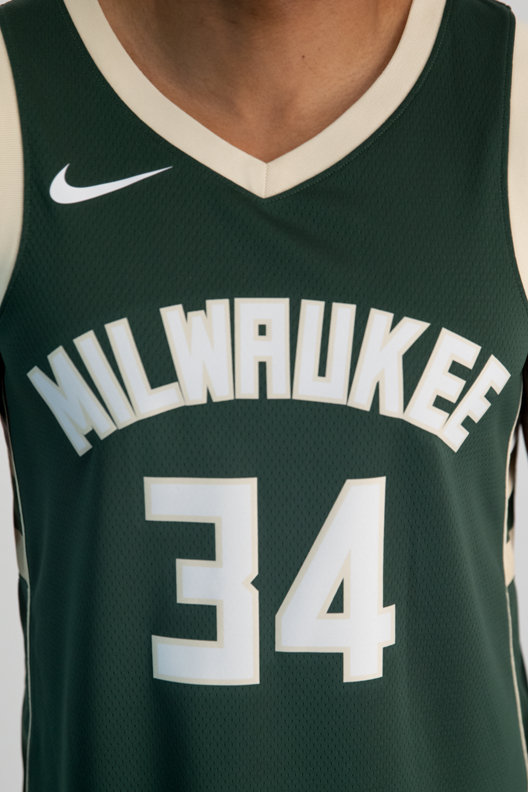 Nike Milwaukee Bucks Icon Edition Giannis Antetokounmpo Herren Basketballtrikot