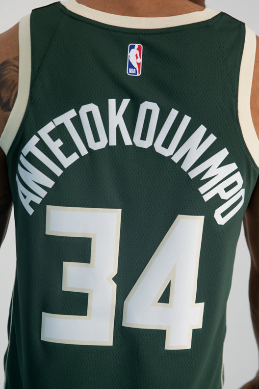 Nike Milwaukee Bucks Icon Edition Giannis Antetokounmpo Herren Basketballtrikot