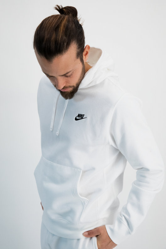 Nike Sportswear Club Fleece Herren Hoodie in weiB kaufen ochsnersport.ch