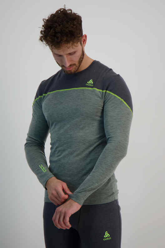 Odlo Revelstoke Performance Wool 150 Warm maniche lunghe termica uomo