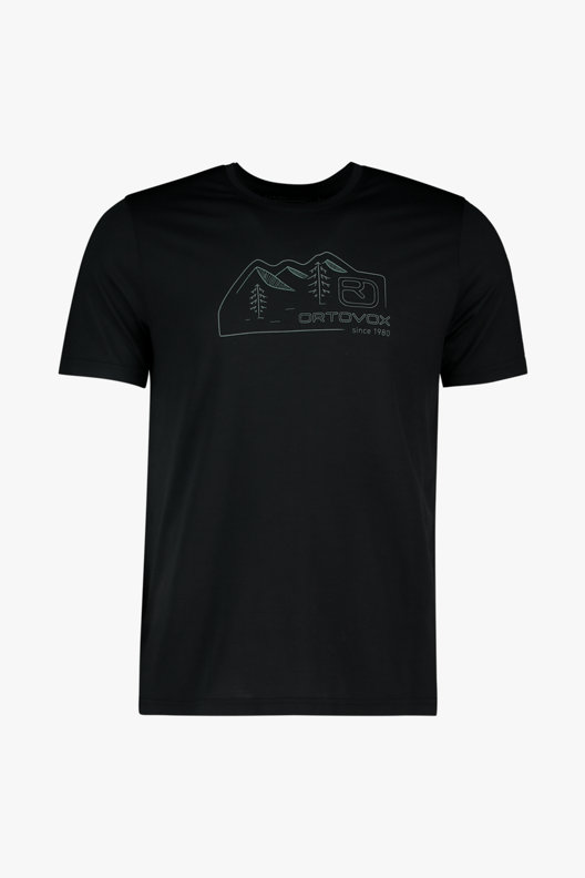 Ortovox 120 Cool Tec MTN Stripe Herren T-Shirt