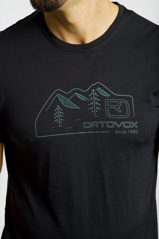 Ortovox 120 Cool Tec MTN Stripe Herren T-Shirt