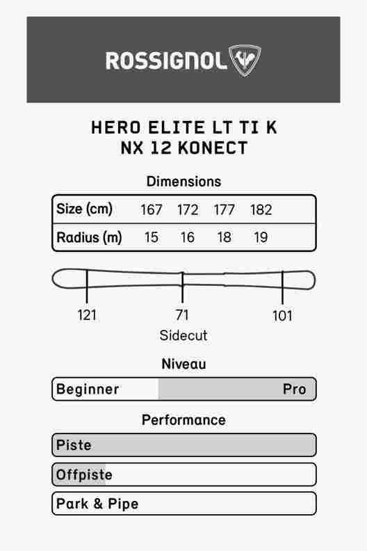 Rossignol Hero Elite LT TI ski set 22/23
