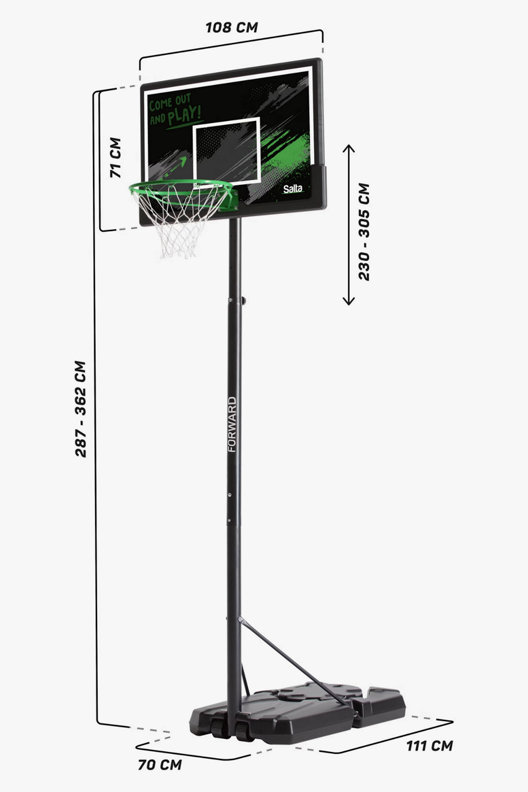 Salta Forward 108 cm x 362 cm canestro
