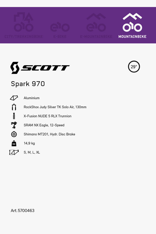 SCOTT Spark 970 Mountainbike 2022