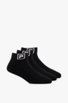 Fila 3-Pack Ankle 35-46 calze nero