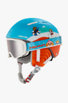 HEAD Mojo Paw casco da sci + occhiali bambini blu