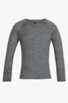 icebreaker Merino 200 Oasis Kinder Thermo Longsleeve grau
