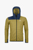Ortovox Swisswool Piz Badus midlayer hommes jaune