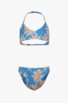 Roxy Ocean Treasure Triangle bikini bambina blu