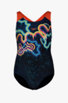 speedo Digital Placement Splashback costume da bagno bambina blu navy