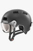 uvex rush visor casque de vélo gris