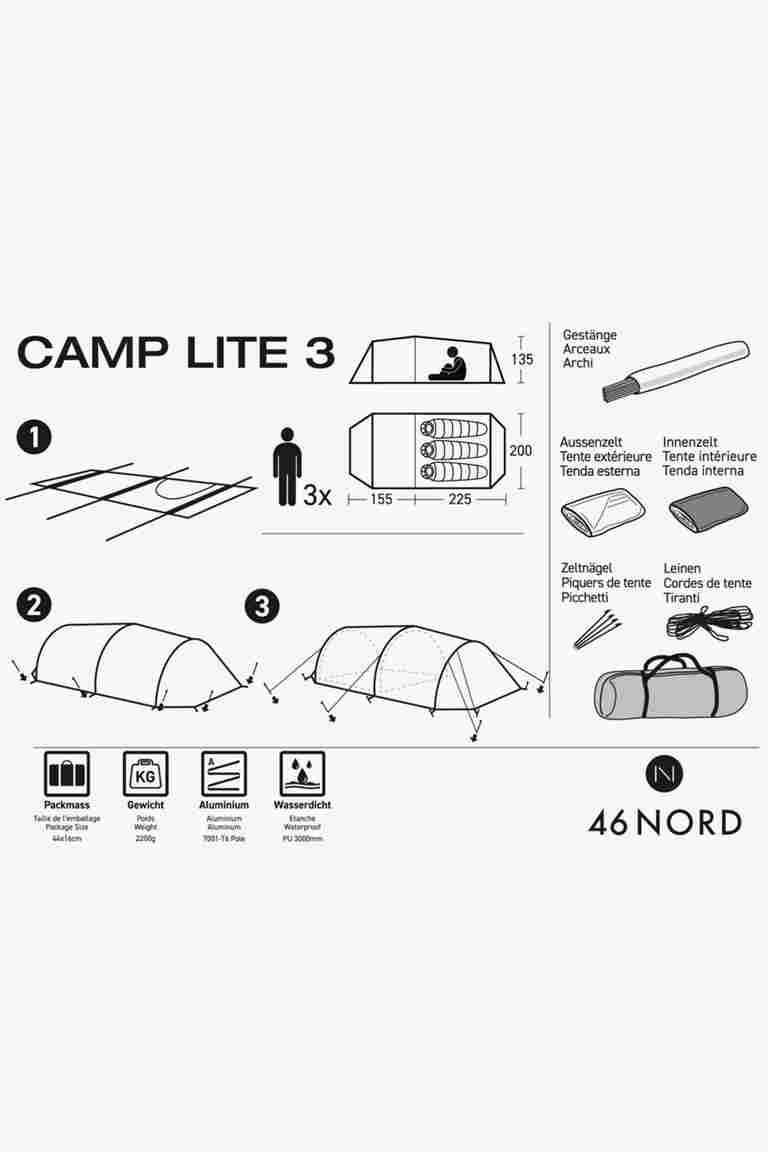 46 NORD Camp Lite 3 tente
