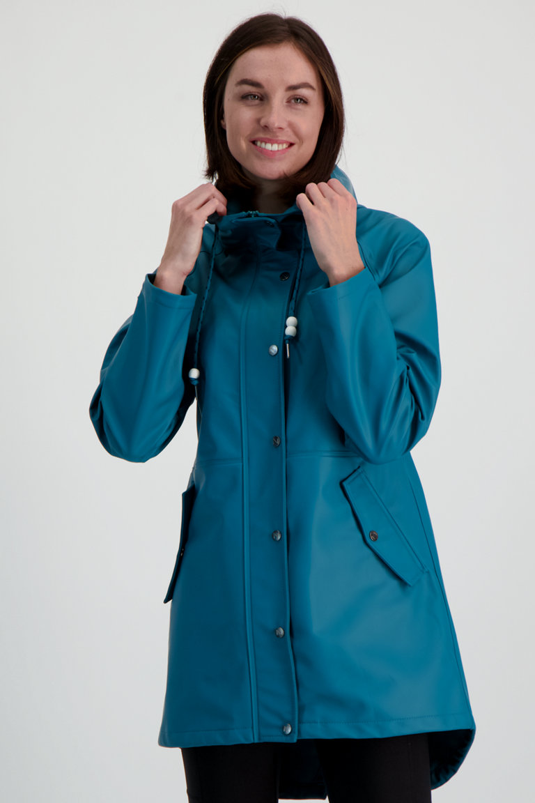 Manteau bleu discount pas cher