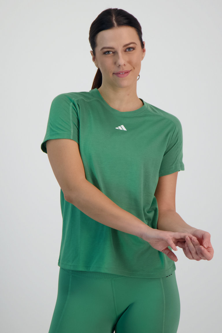 Adidas t shirt 2024 donna verde