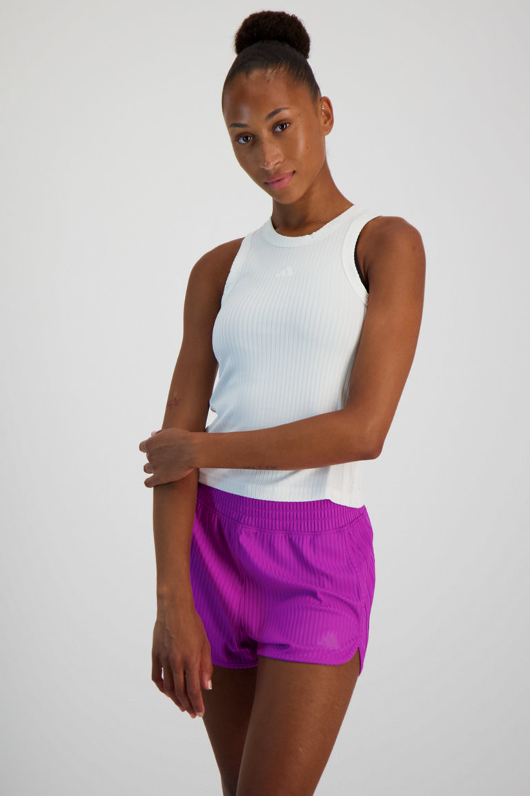 adidas Performance All Gym Seasonal Rib Tight Fit Tonal 3S Damen Top in weiB kaufen ochsnersport.ch