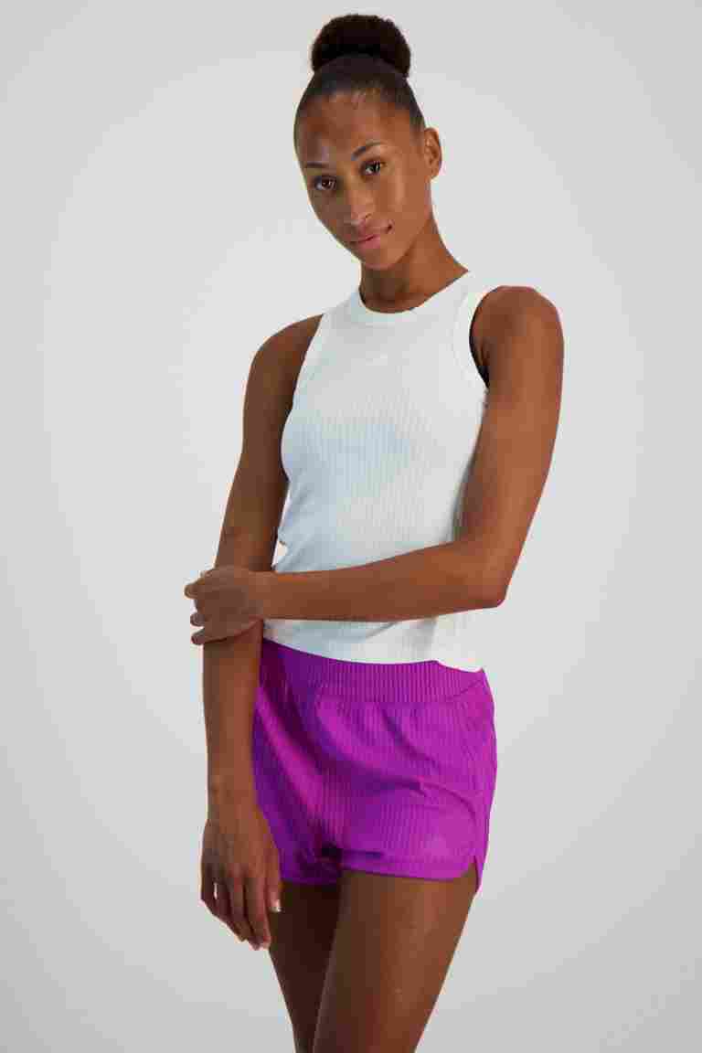adidas Performance All Gym Seasonal Rib Tight Fit Tonal 3S top donna