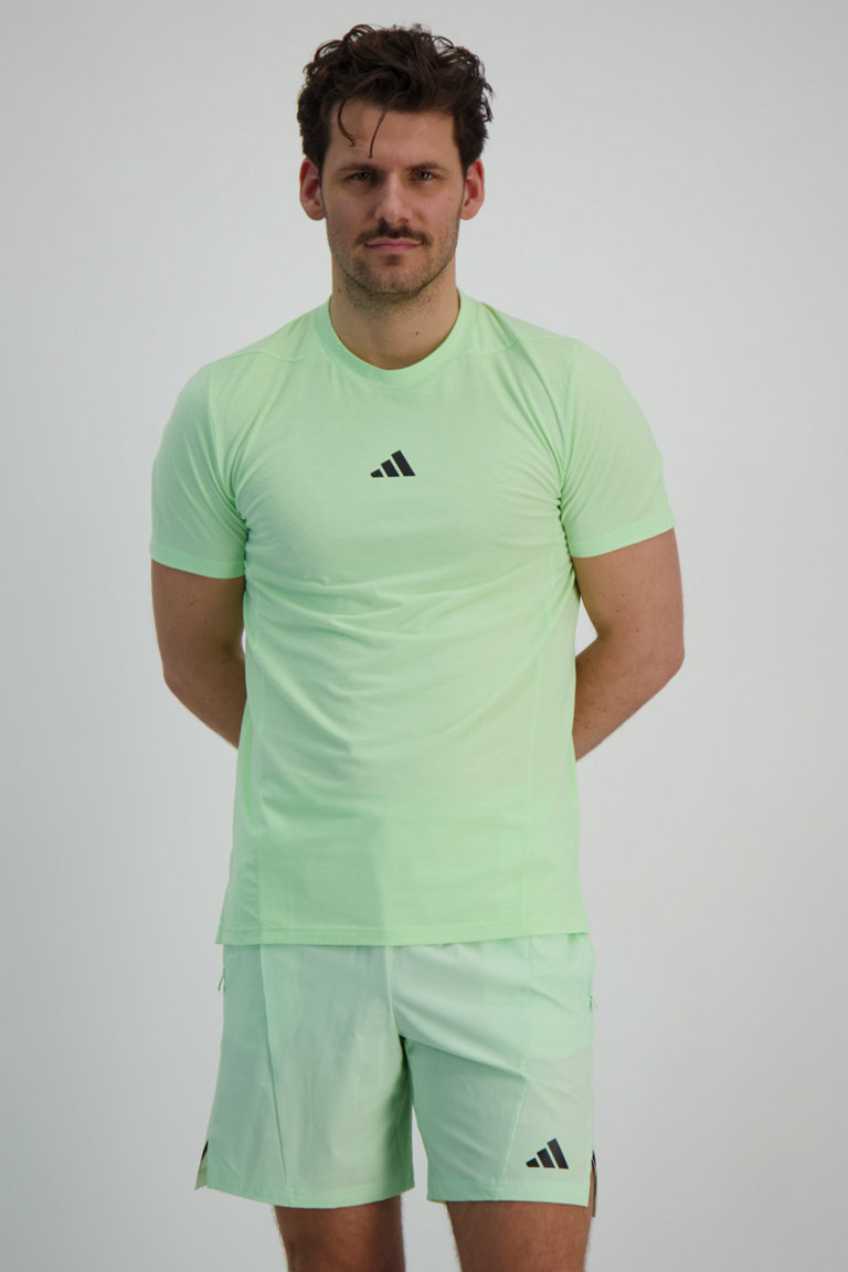 Adidas t shirt uomo verde store