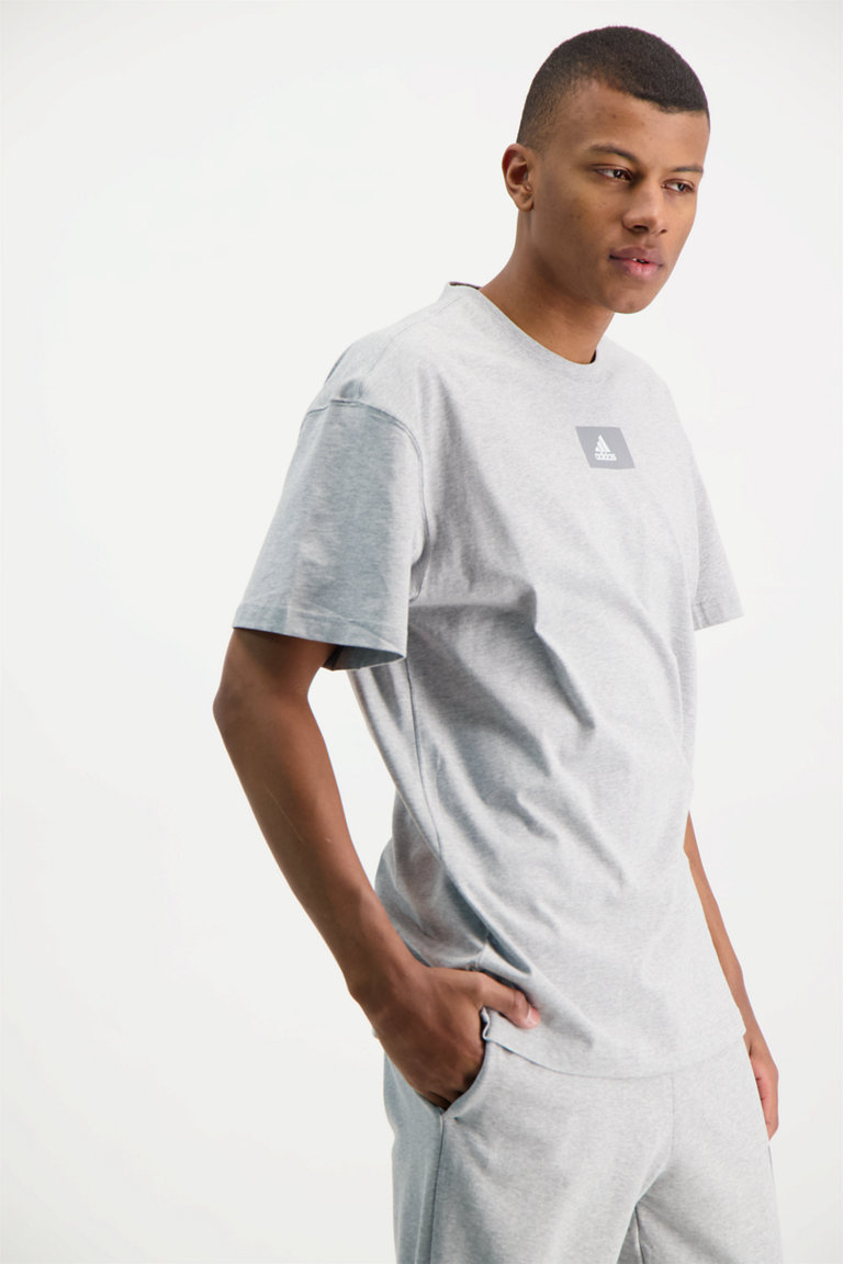 Adidas t shirt uomo grigio best sale
