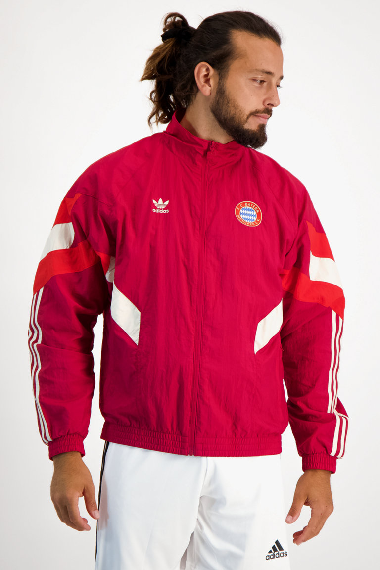 Tuta uomo adidas rossa deals