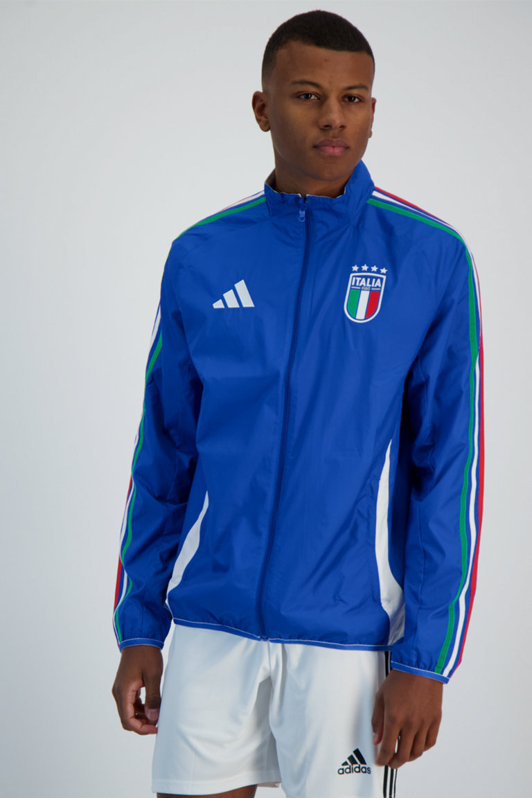 adidas Performance Italien Anthem Reversible Herren Jacke in weiß-blau  kaufen | ochsnersport.ch