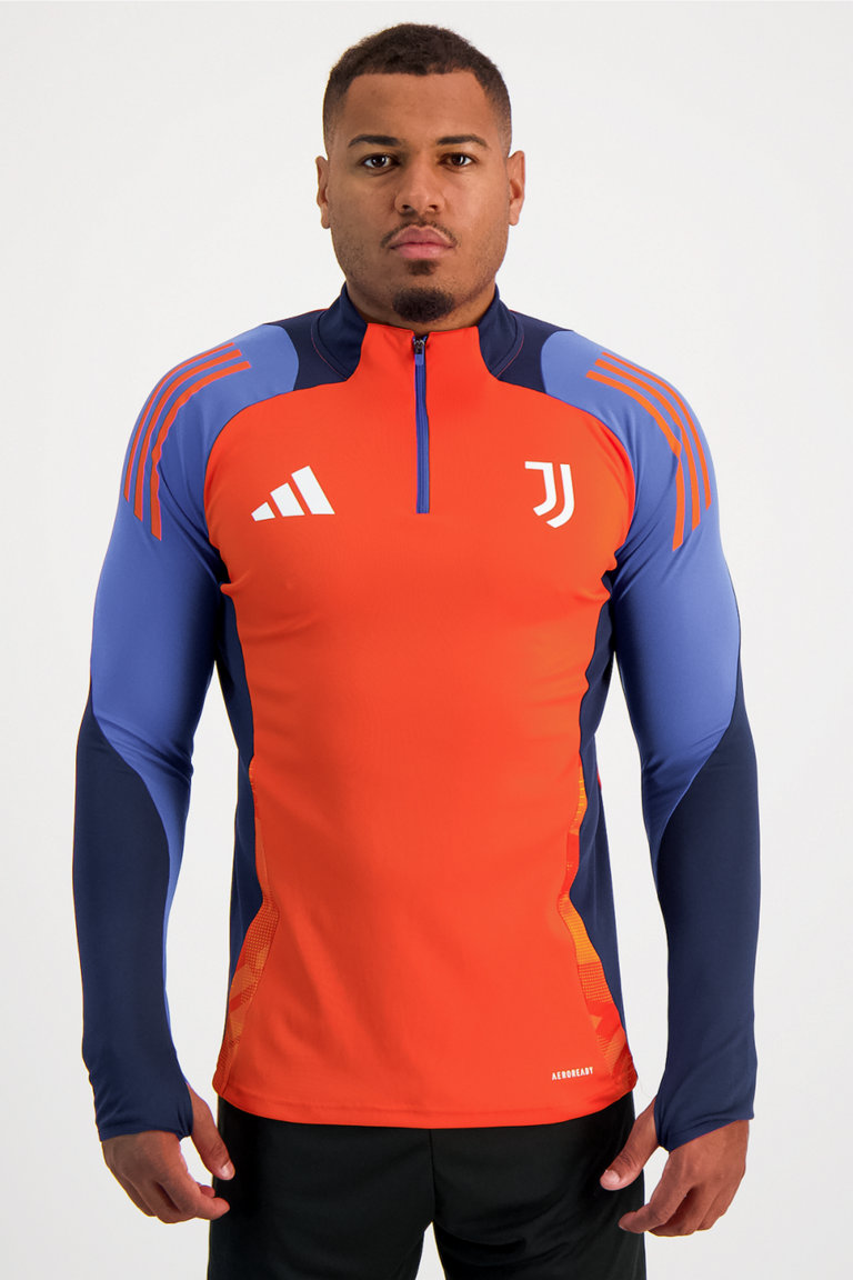 Compra Juventus Tiro 24 longsleeve uomo adidas Performance in arancio ochsnersport.ch