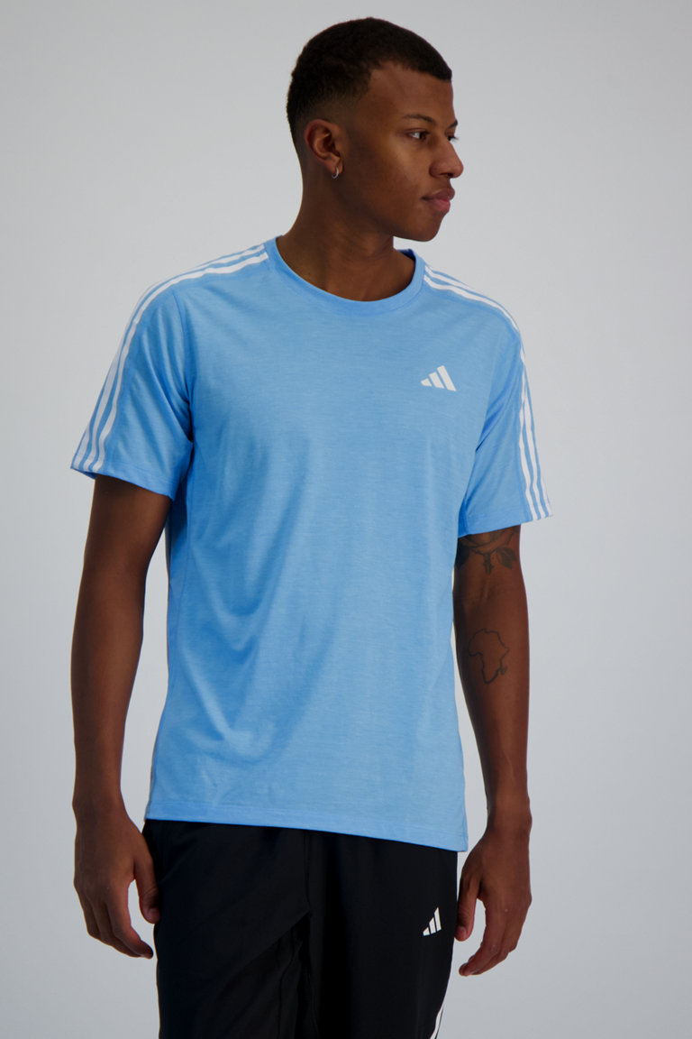Adidas t shirt herren blau clearance