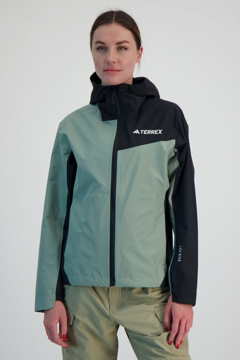 Compra Terrex Multi RAIN.RDY 2.5L giacca outdoor donna adidas Performance in nero verde ochsnersport.ch