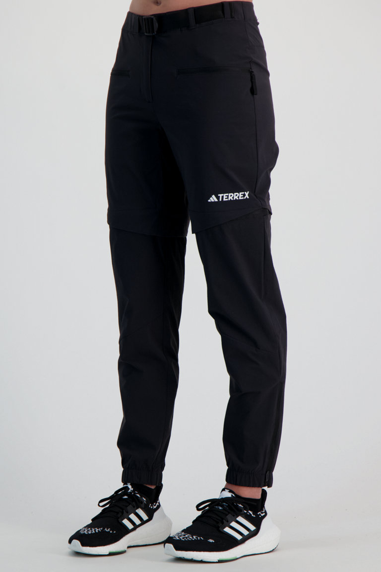 adidas Performance Terrex Utilitas Zip Off Damen Wanderhose in schwarz kaufen ochsnersport.ch