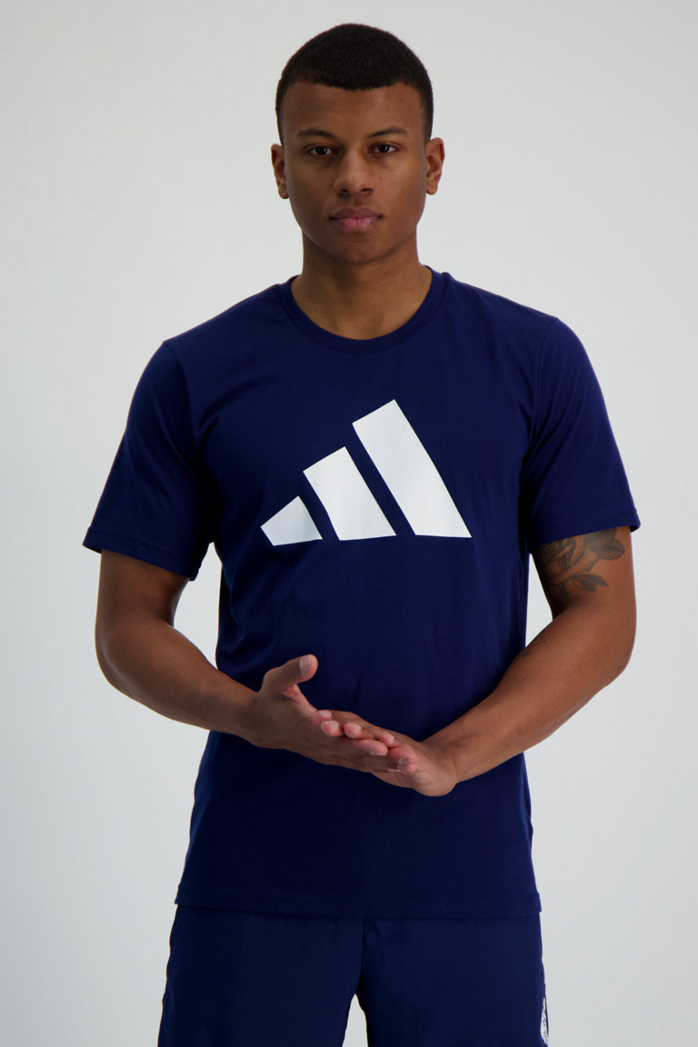 Adidas t shirt blau herren new arrivals