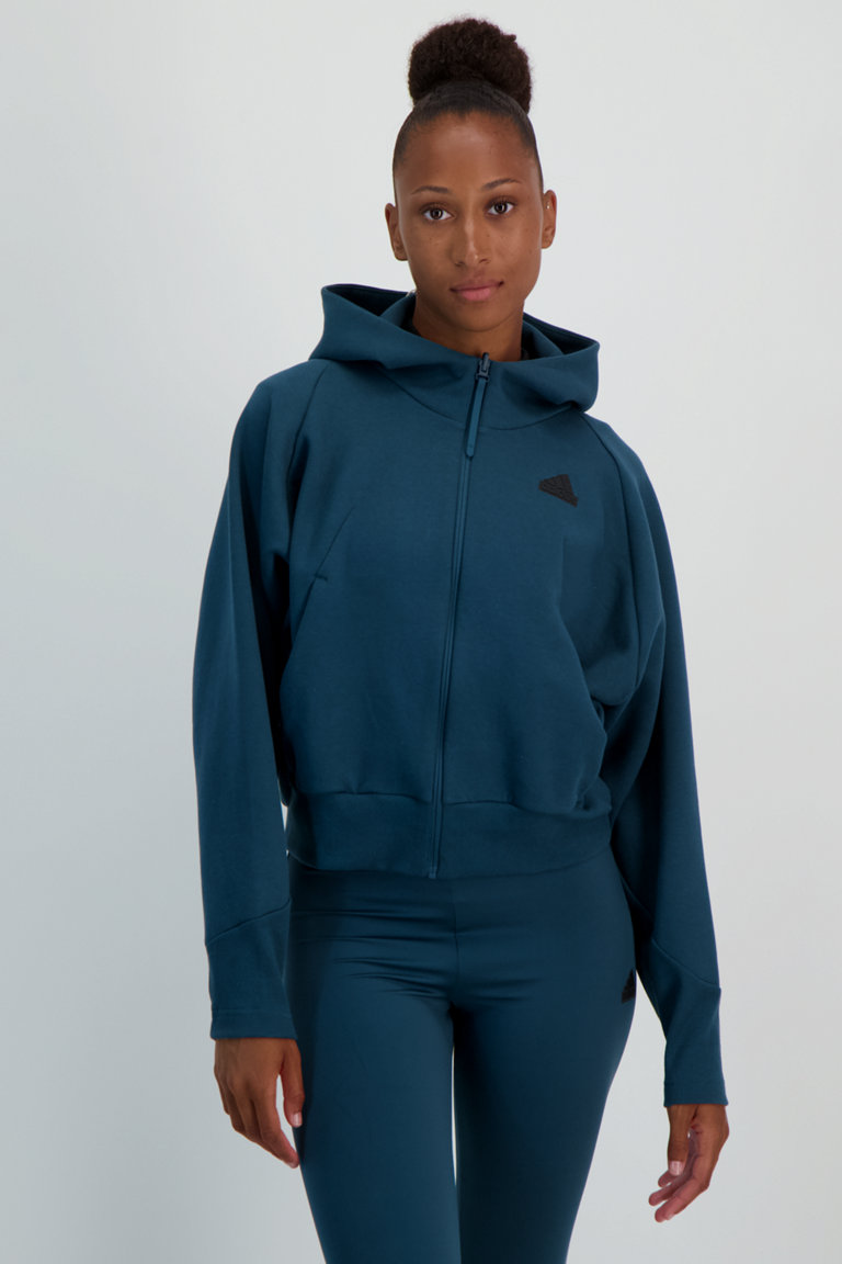 adidas Performance Z.N.E. Damen Hoodie in blau kaufen