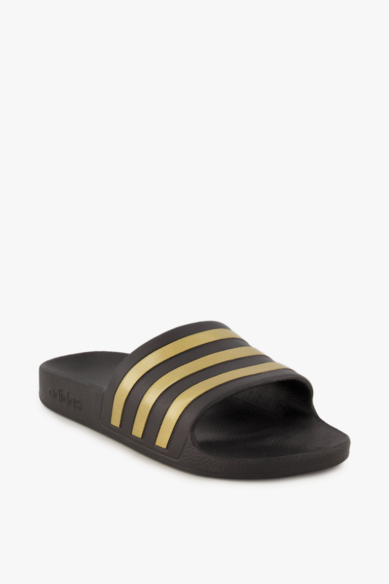 adidas Sportswear Adilette Aqua Damen Slipper in schwarz gold kaufen ochsnersport.ch
