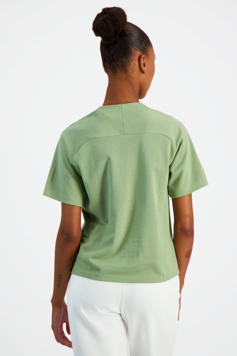 Adidas t shirt donna verde online