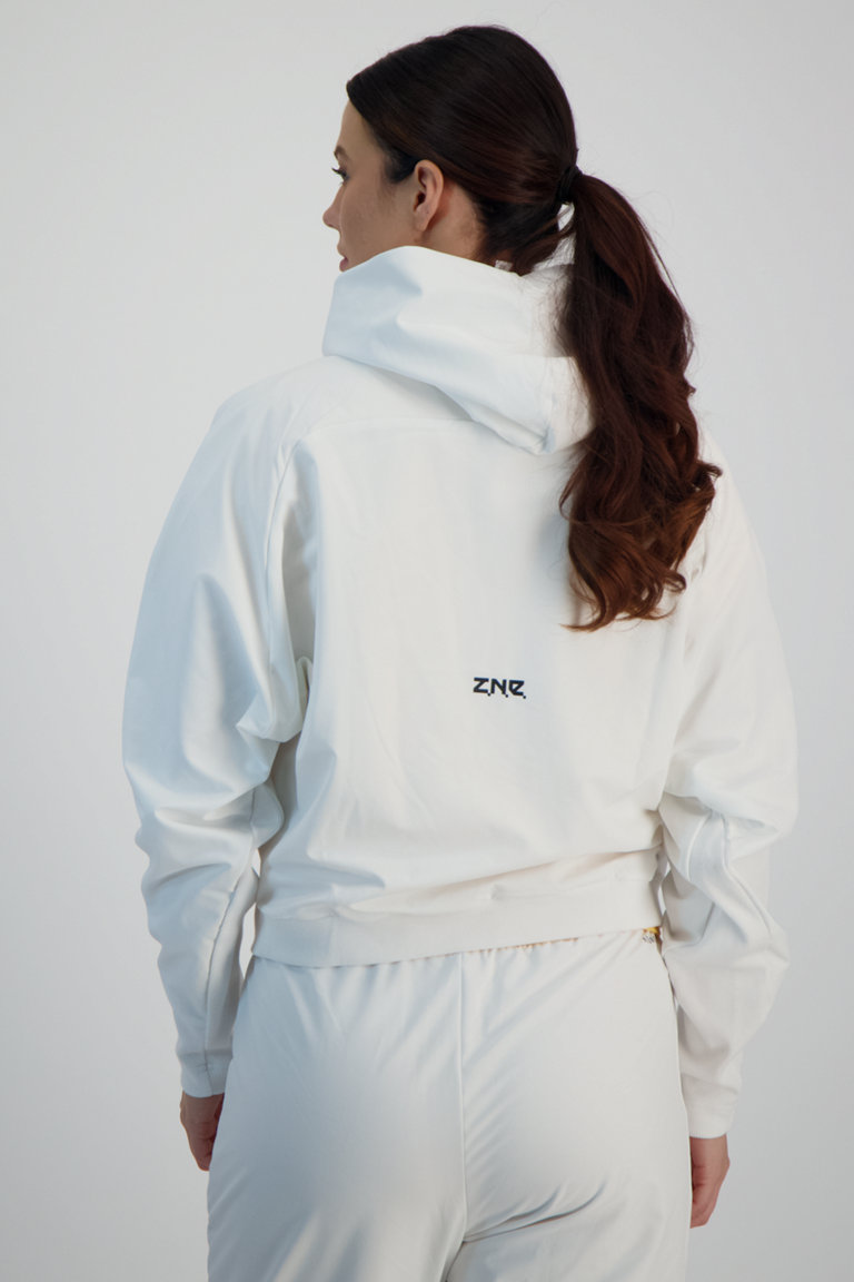 adidas Sportswear Z.N.E. Woven Damen Hoodie in weiB kaufen ochsnersport.ch