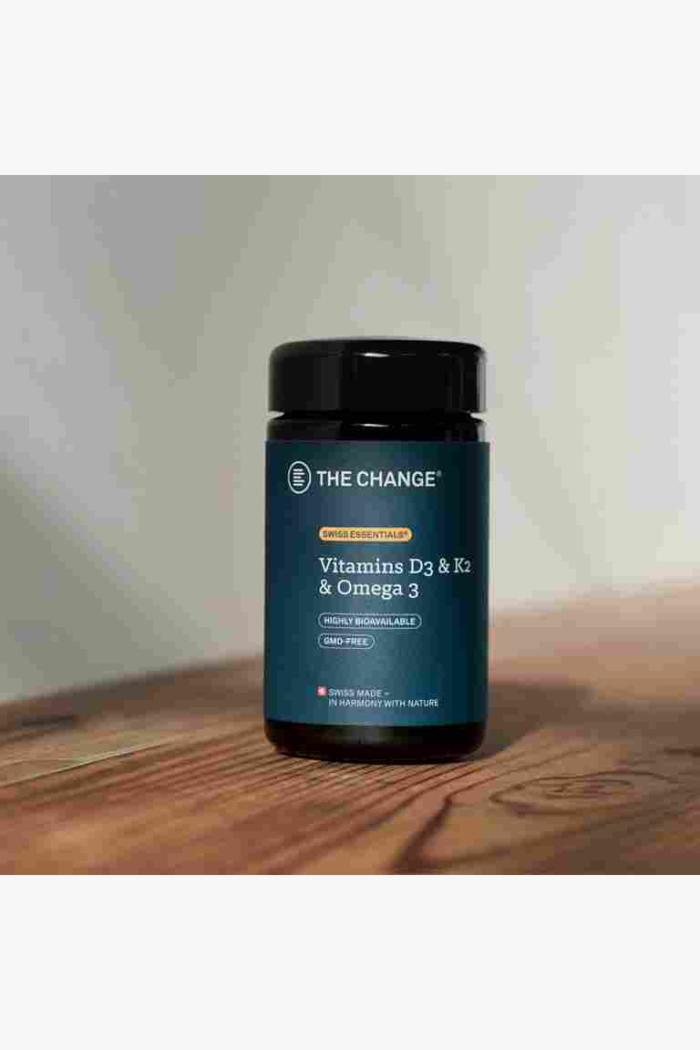 BE THE CHANGE Vitamins D3 & K2 & Omega 3 90 capsules