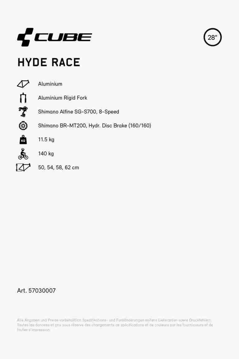 CUBE Hyde Race 28 Herren Citybike 2024