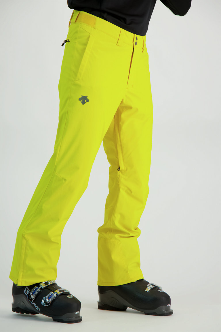 Pantalon ski jaune homme sale