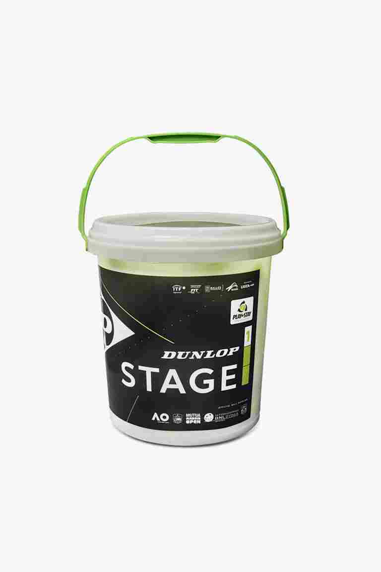 Dunlop 60-Pack Stage 1 Green balles de tennis