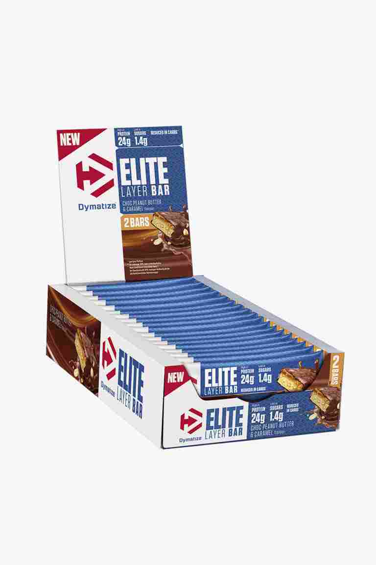 Dymatize Elite Layer Chocolate Peanut Butter Caramel 18 x 60 g barre énergétique